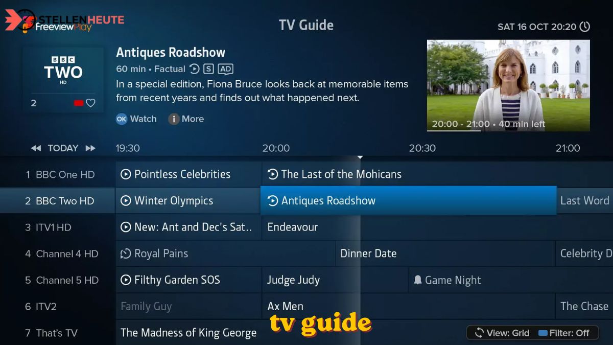 TV Guide: So finden Sie heute schneller das richtige Fernsehprogramm