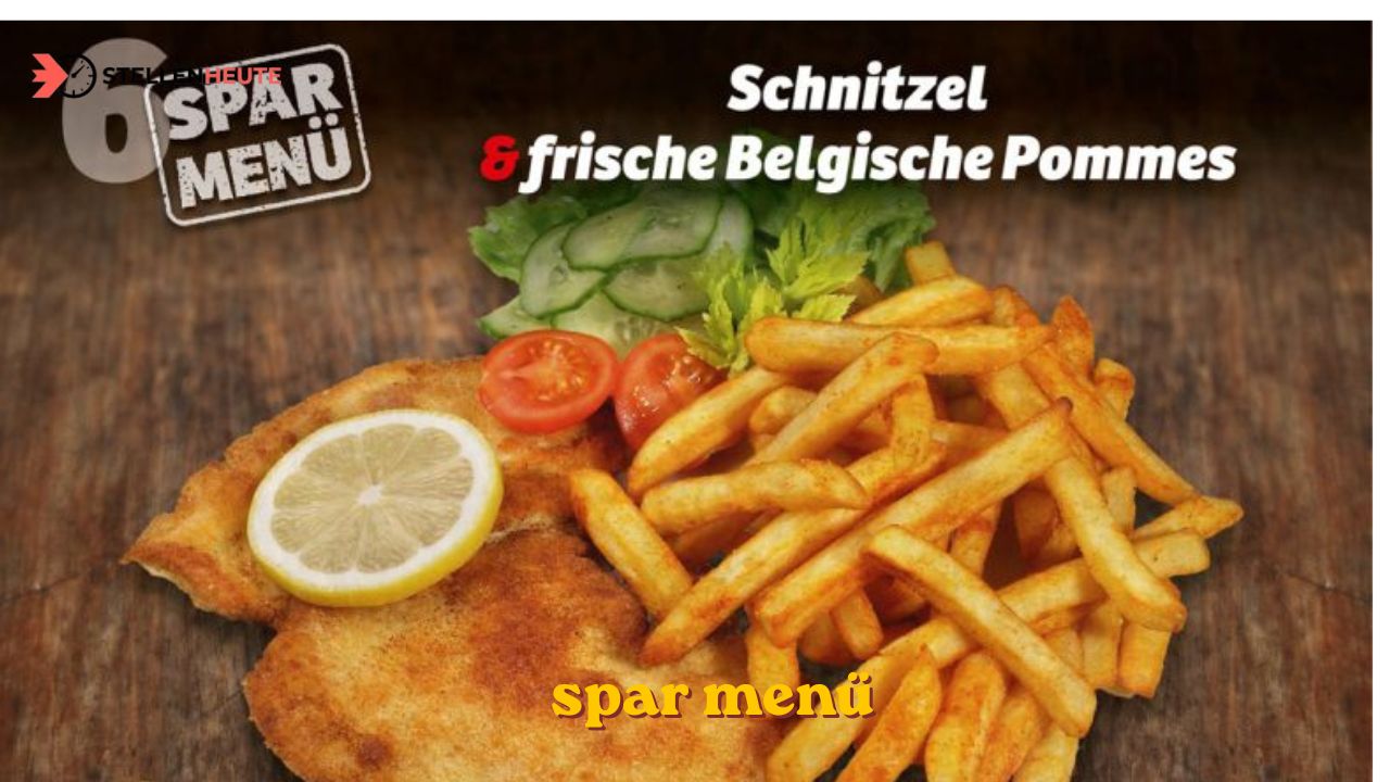 SPAR Menü spar menü
